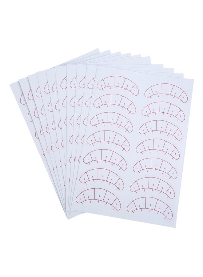 BEMLP 140 Pcs Paper Patches 3D Eyelash Under Eye Pads Patch Lash False Eyelash Extension Paper Patches Eye Tips Sticker Wraps Make Up Tools beauty eyelash sticker - Image 5