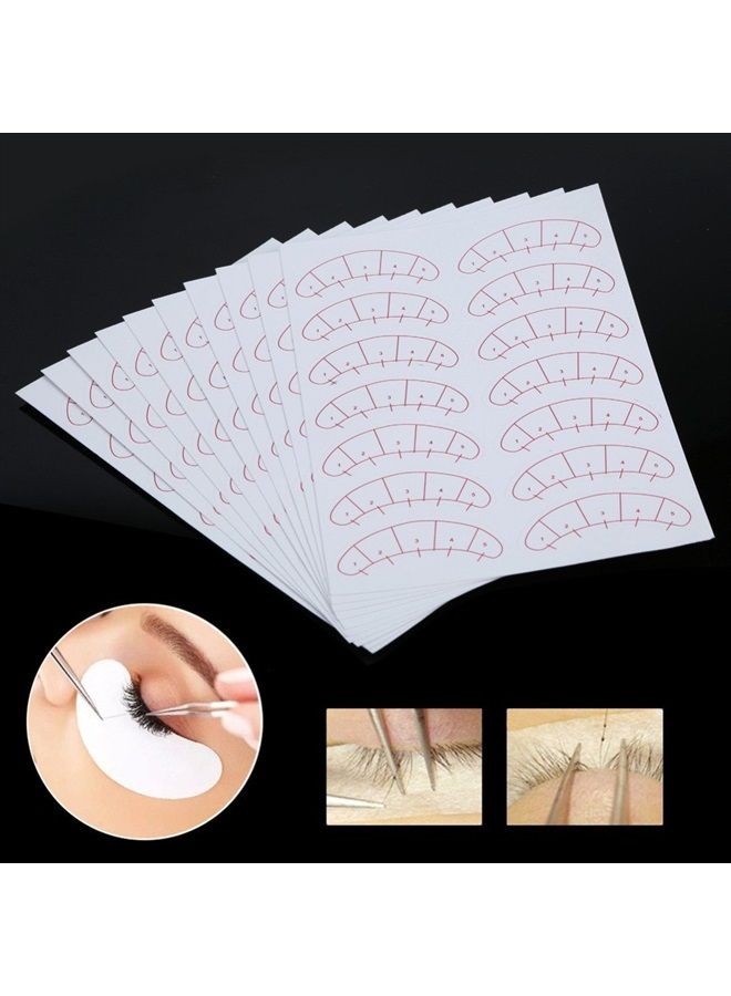 BEMLP 140 Pcs Paper Patches 3D Eyelash Under Eye Pads Patch Lash False Eyelash Extension Paper Patches Eye Tips Sticker Wraps Make Up Tools beauty eyelash sticker - Image 2
