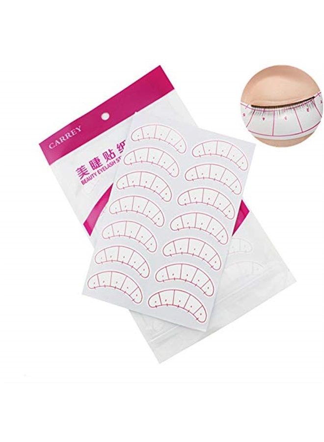 BEMLP 140 Pcs Paper Patches 3D Eyelash Under Eye Pads Patch Lash False Eyelash Extension Paper Patches Eye Tips Sticker Wraps Make Up Tools beauty eyelash sticker - Image 1