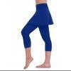 Plus Size Womens Slimming Yoga Pants Set Blue  - Image 1