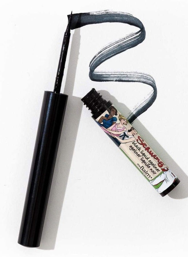 theBalm سائل كحل شفينغ، أسود، لمسة غير لامعة، 0.05 أونصة سائلة (عبوة واحدة) - Image 2