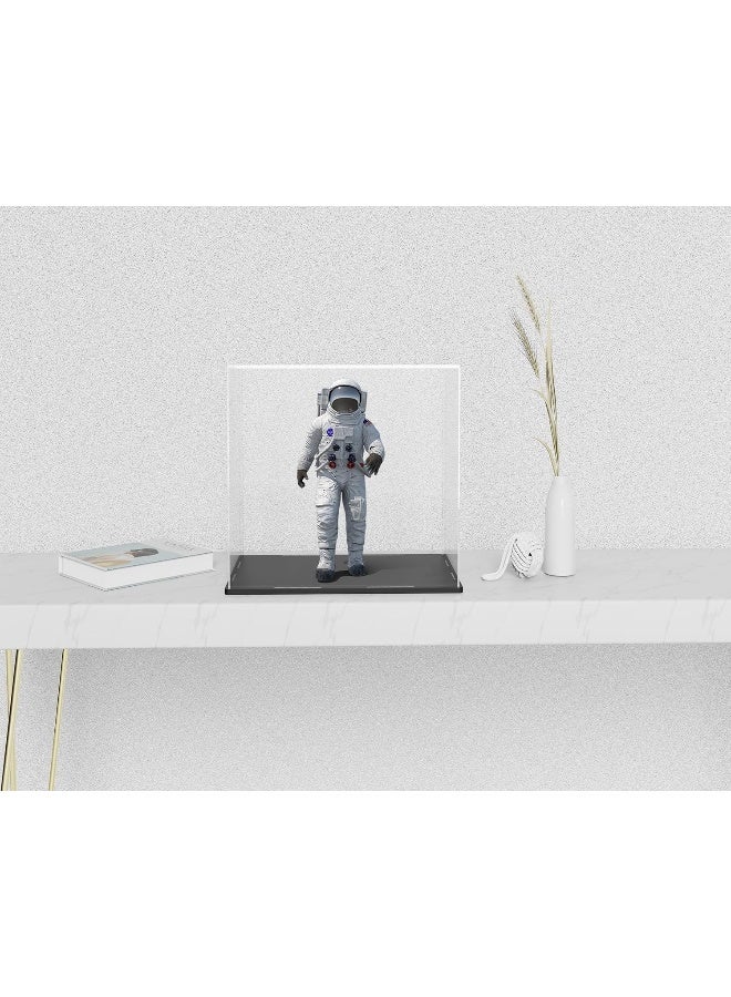 TPGP Display Case with Black Acrylic Base Display Stand for Collectibles, Acrylic Box for Display with Lid, Cute Acrylic Display Case for Action Figures [7x7x7 inch] - Image 3