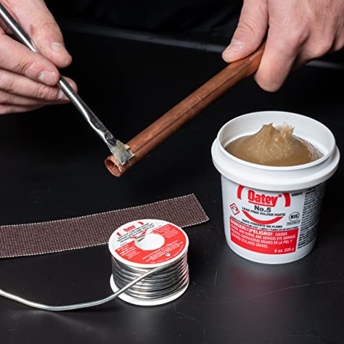Oatey Safe-Flo 29025 Wire Solder, 1 Lb. Bulk, Solid, Silver Gray - Image 5
