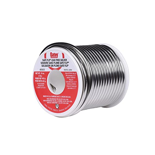 Oatey Safe-Flo 29025 Wire Solder, 1 Lb. Bulk, Solid, Silver Gray - Image 3