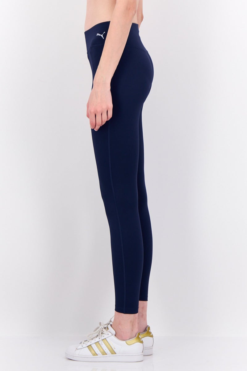 PUMA Women Sportswear Fit Training Leggings, Navy Blue - Image 3