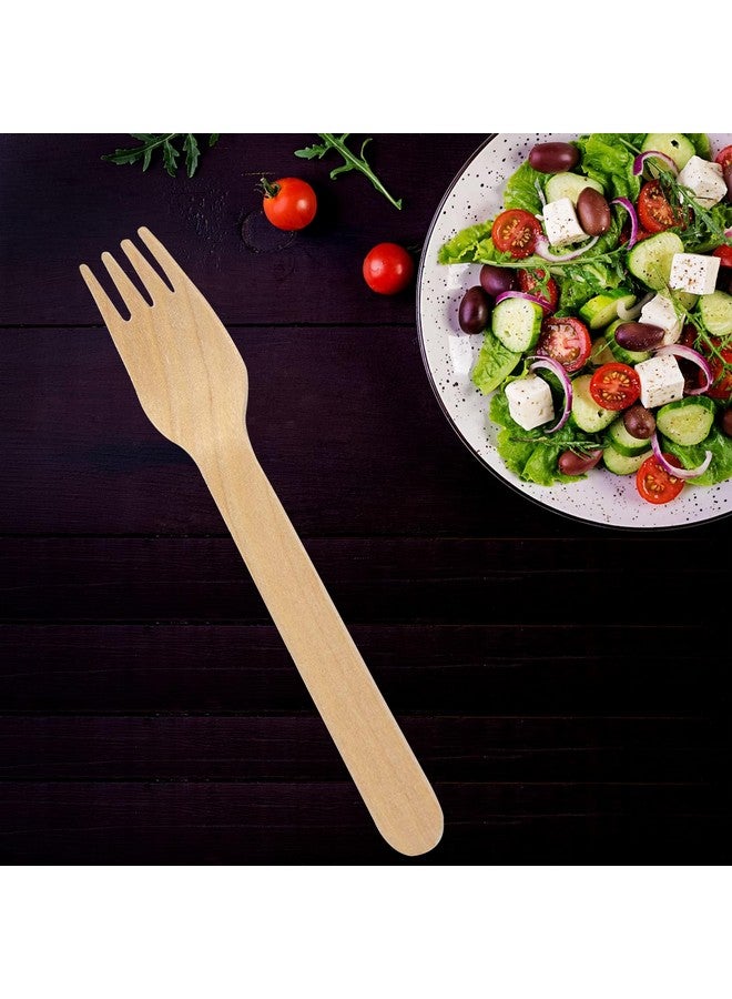 Perfect Stix Green Fork 158-250ct Disposable Wooden Forks (Pack of 250), Plain Forks - Image 2