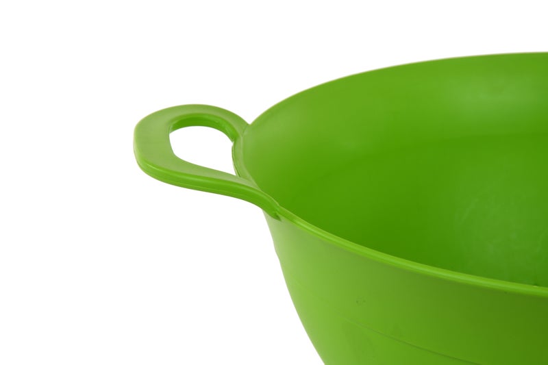 Mintra Colander with side handles in Plastic - 5 liters (Large)| Color - Green | Ideal for your daily kitchen needs - Image 3