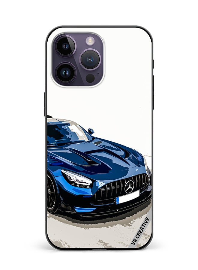 VR CREATIVE غطاء حماية لهاتف آبل آيفون 16 برو بتصميم مرسيدس متعدد الألوان - Image 1