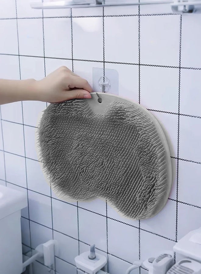 Strong Suction Cup Foot Scrubber & Handheld Bath Brush Set | Hands-Free Foot Cleaning Without Bending | Shower Brush Combo for Back and Feet - Image 4