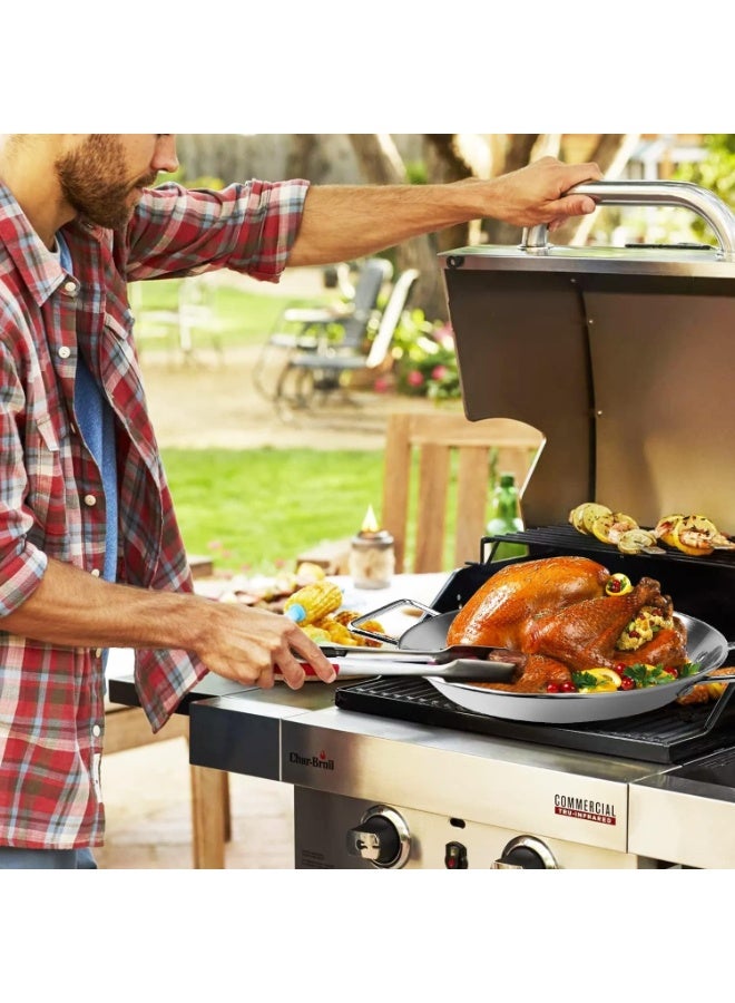 Al Pastor Skewer for Grill -Vertical Barbecue Stand Al Pastor, Kebabs, Shawarma, Gyros, with 10.5 inch base plate and 3 detachable sharp barbecue accessories (8 inches, 10 inches, and 12 inches) - Image 4