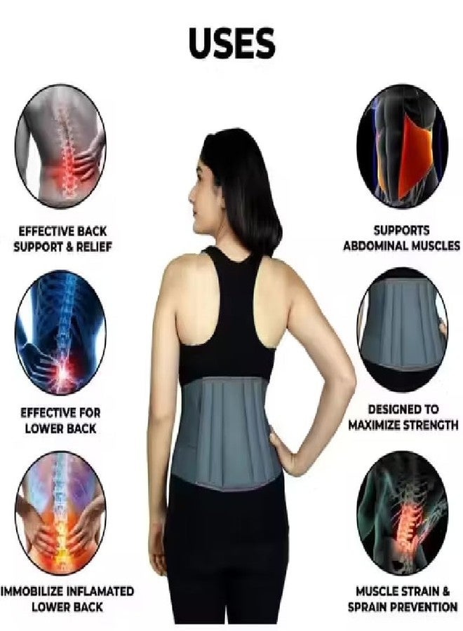 MEDTRIX Lumbo Sacral (LS) Back Support Belt - Breathable & Comfortable Lumbar Belt for Back Pain Relief UNIVERSAL - Image 2