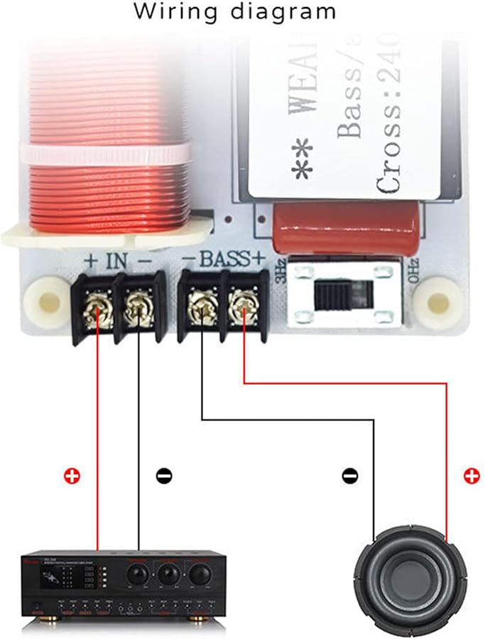 WEAH 83 400W Pure Bass Subwoofer Crossover Frequency Distributor Filter - Image 3