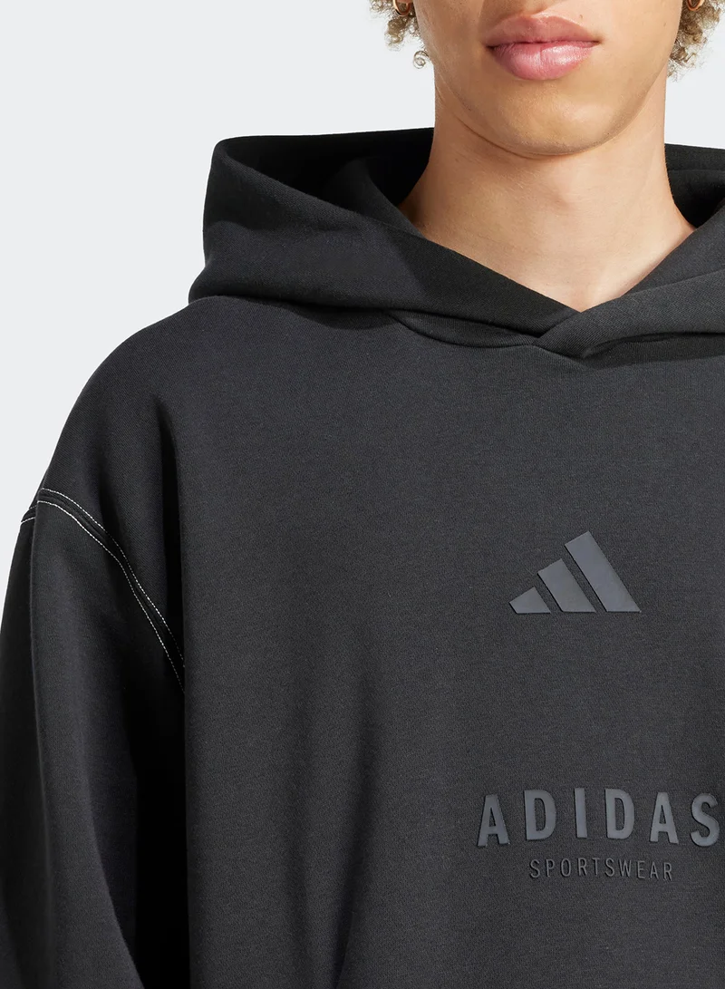 adidas هودي فليس برسومات لكل المواسم