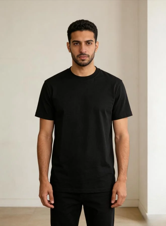 Take Two men's solid round neck short sleeve t-shirt
