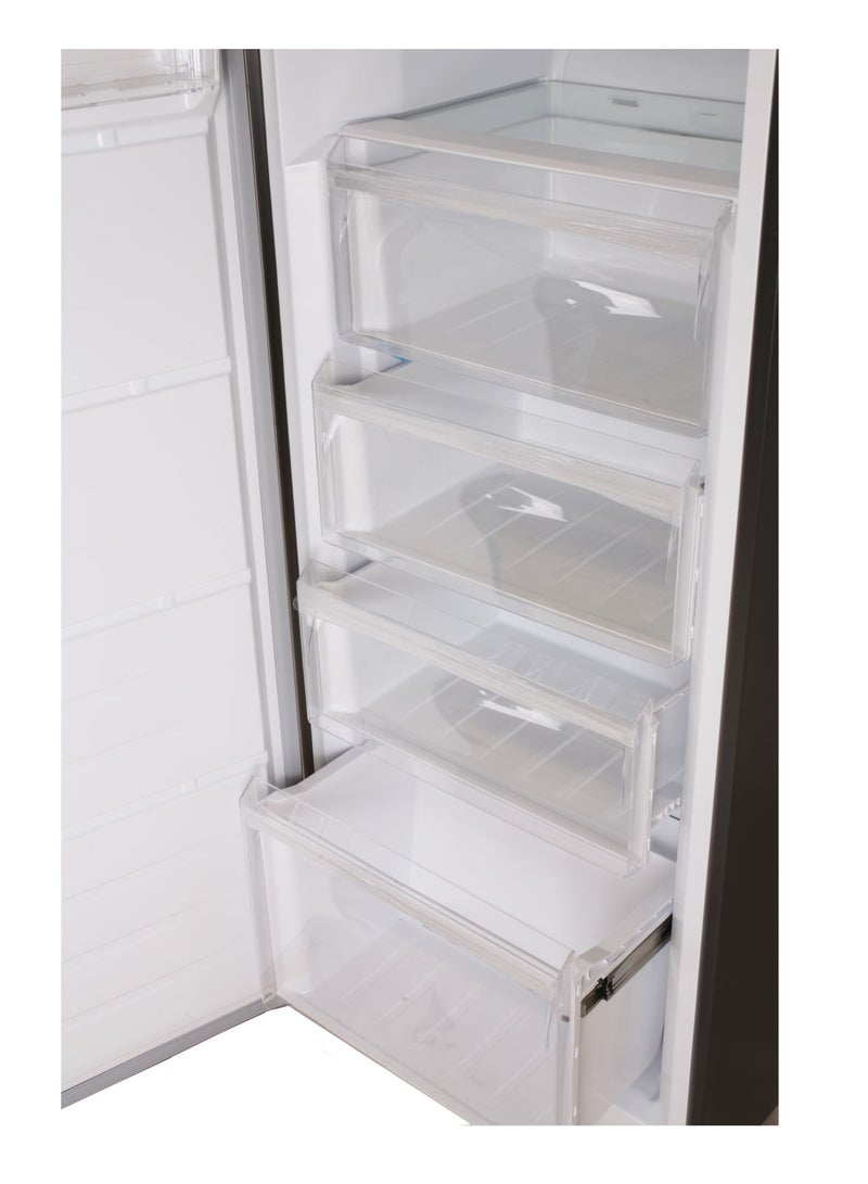 General Goldin 262 Lt 9.2 Cu Ft Upright Freezer, Total No Frost Energy Saving Invertor Compressor, Touch Control, Maximum Capacity, Premium Grey - Image 5
