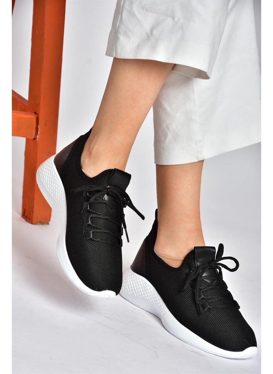 Fox Shoes - P239200804 Black/white Fabric Casual Sports Shoes - Image 1
