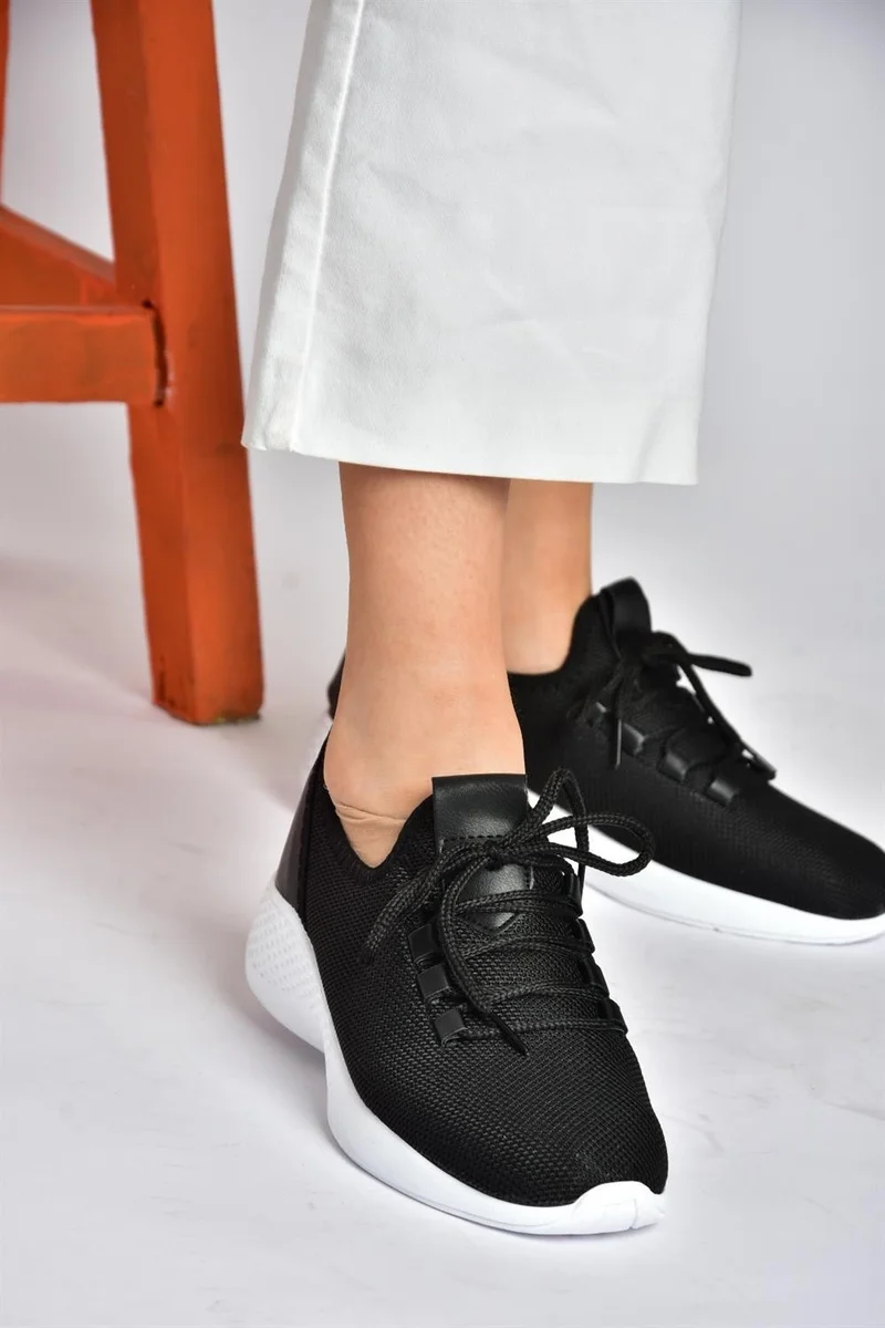 فوكس شوز P239200804 Black/white Fabric Casual Sports Shoes