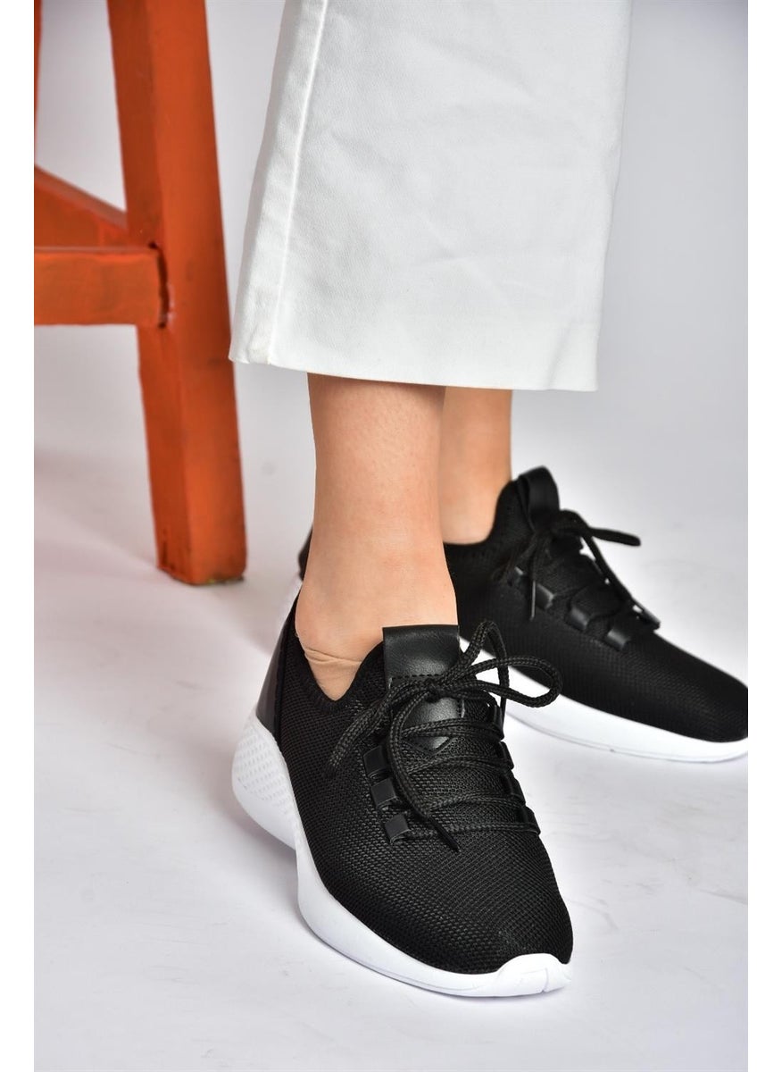 Fox Shoes - P239200804 Black/white Fabric Casual Sports Shoes - Image 1
