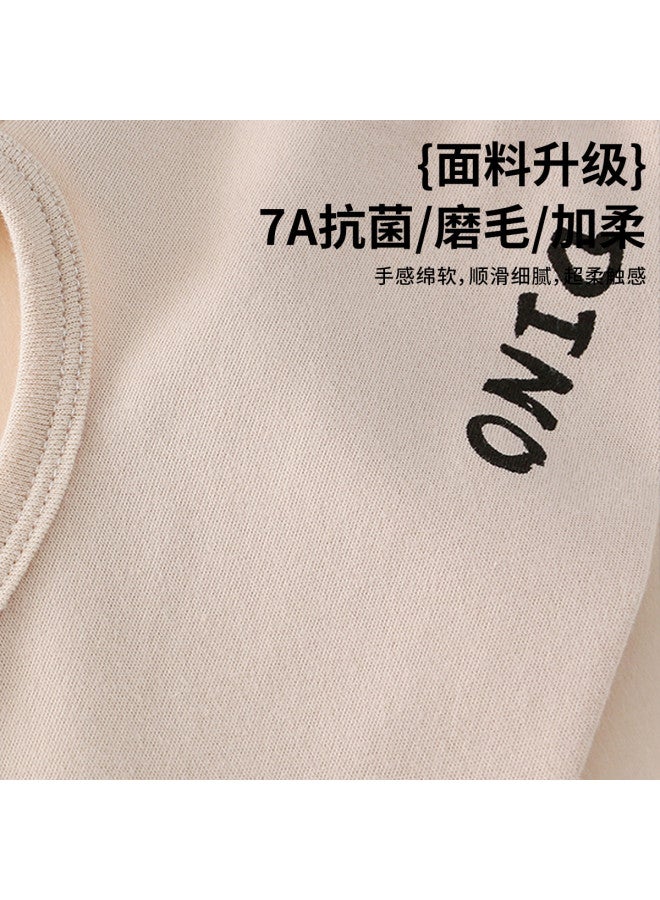 Doxiluka baby Open-crotch Pants - Spring/autumn Style Unisex Cotton Thermal Pants For Outdoor Wear & Casual Bottoms - Image 3