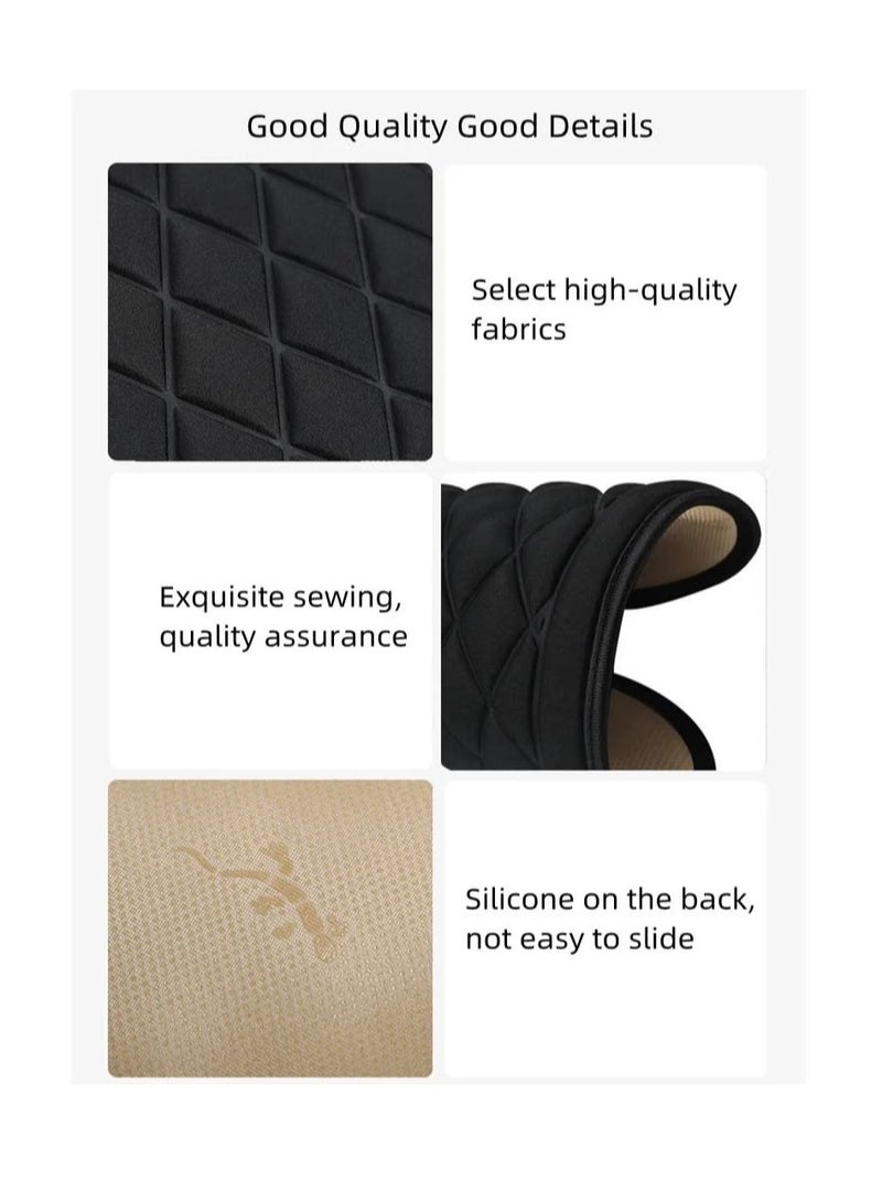 Cooling Breathable Car Seat, 3D Decompression Car Seat, Improve Driving View Car Seat, Suitable for Car, Truck, Office Chair (Black) - Image 3