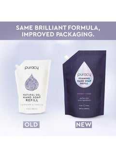 puracy Foaming Hand Soap Refill 986% PlantBased SulfateFree Natural Foam Hand Wash Refills Gently Scented with Real (Lavender & Vanilla 48 Ounce)  - Image 3