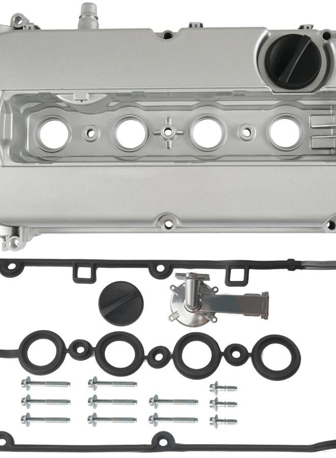 FRONEZER Aluminum Engine Valve Cover Kit with Gasket, Bolts, Oil Filler Cap Compatible with 2011-2016 Chevy Cruze, 2012-2018 Sonic, 2013-2020 Trax, 2009-2011 Aveo Aveo5 1.6L 1.8L Replace# 55558673 55564395 - Image 1