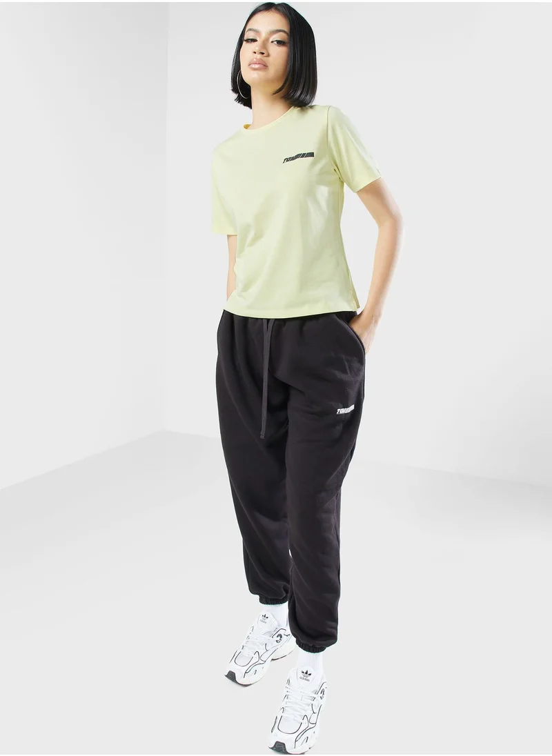 The Giving Movement Oversized Racer Printed Joggers