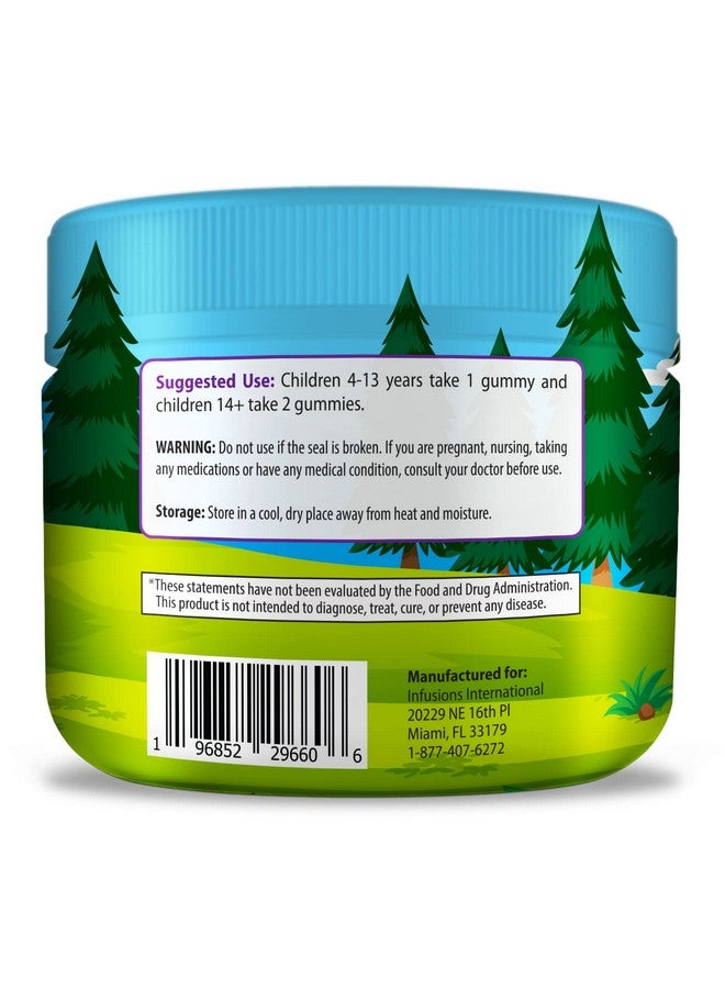 Generic Infusions Super Fruit Gummies 180 Count w/Vitamin A,C,E + Zinc - Organic Silica, Antioxidant Blend - Vegan Friendly - Gluten Free - Non-GMO - 2 Pack  - Image 4