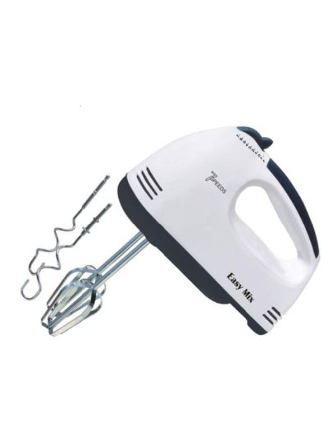 ELTRAZONE 7-Speed Hand Mixer With two chrome Beater and two Dough Hook - Image 1