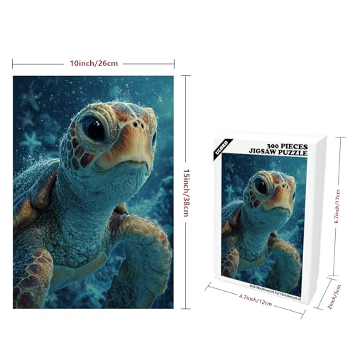 Ulord Great Jigsaw Puzzles for Adults 300 Pieces Sea Turtle Underwater Puzzles for Adults Toys Gift Family Decoration Kids Puzzle - Image 5