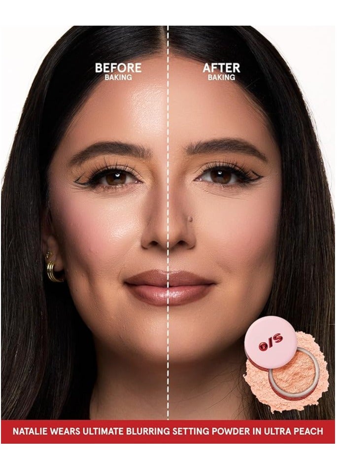 One size By Patrick Star Ultimate Blurring Setting Powder,  Ultra Peach - for Very Fair to Medium Skin Tones - Image 2