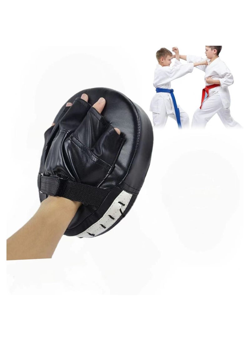 Goolsky Boxing Curved Focus Punching Mitts- Leatherette Training Hand Pads - Image 1