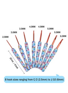 Excefore Crochet Hooks Set, 8Pcs Ergonomic Hooks, Hook Needles for Arthritic Hands, Colorful Kit Beginners, Exquisite Knitting Supplies  - Image 2