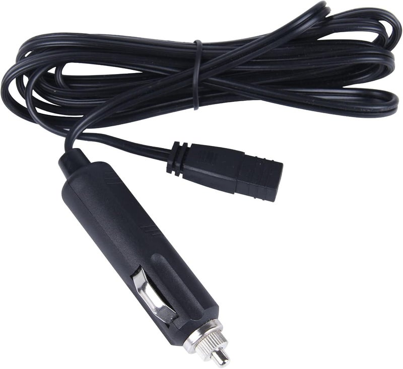 KASTWAVE Car Cooler Box Car Replacement Cable, Mini Fridge Lead Cable Plug, Mini Fridge Cigarette Power, 2m Lead Cable Plug Fused Cigarette Lighter Lead Extension Cable - Image 1