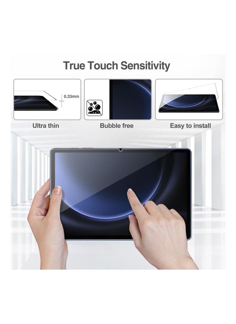 Generic 2 Pack Screen Protector for Galaxy Tab S9 FE 10.9, S9 2023, Tab S8 2022, Tab S7 2020 11, 9H Hardness Tempered Glass Screen Film Guard for Galaxy Tablet SM-X510,X710,X700,T870  - Image 5