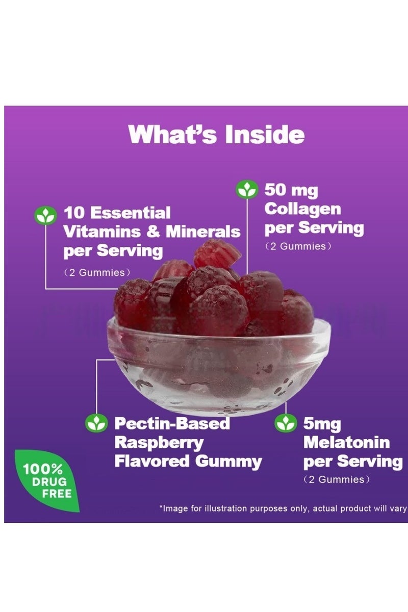 لايفسل فيتامينات الجمال الليلية للنساء لنوم أعمق وتجديد خلايا البشرة - Image 3