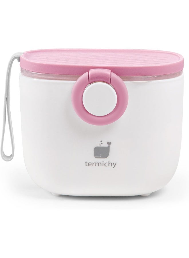 Termichy Baby Formula Dispenser, Portable Milk Powder Dispenser Container with Carry Handle and Scoop for Travel Outdoor Activities with Baby Infant, 8.8OZ, 0.55LB, 250g (Baby Pink) - Image 1