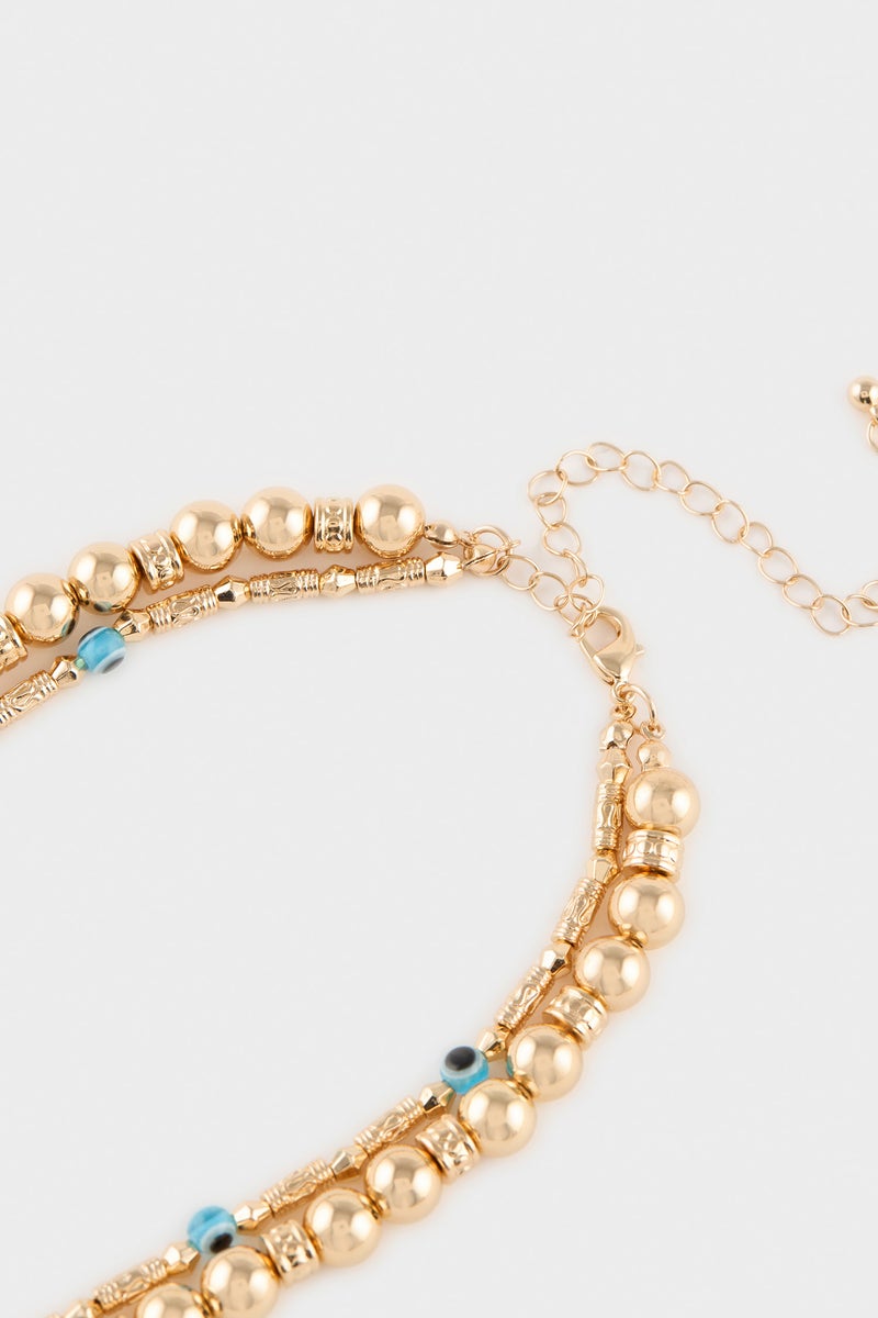 DeFacto Gold Woman Woman 2 Piece Necklace Set Casual - Image 3