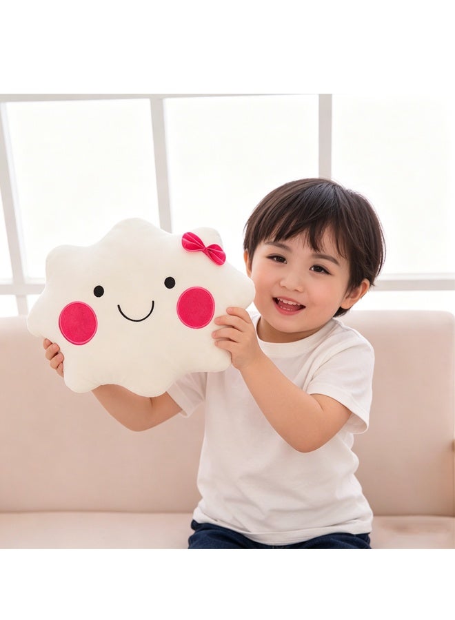 Cloud Shaped Plush Pillow, Cloud Shaped Plush Toys for Home Decoration, as Birthday Gifts for Children and Girls，35cm - Image 3