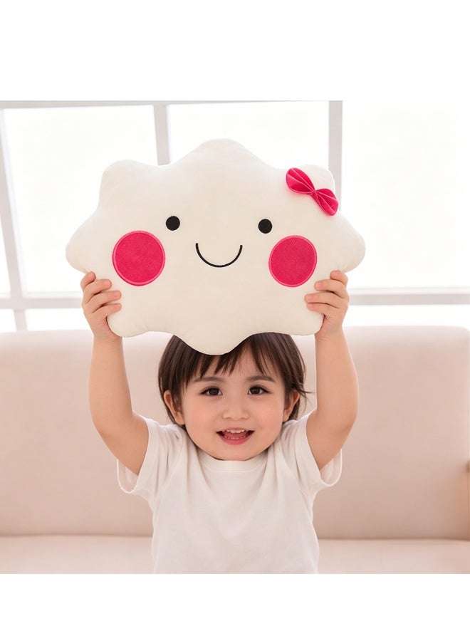Cloud Shaped Plush Pillow, Cloud Shaped Plush Toys for Home Decoration, as Birthday Gifts for Children and Girls，35cm - Image 1