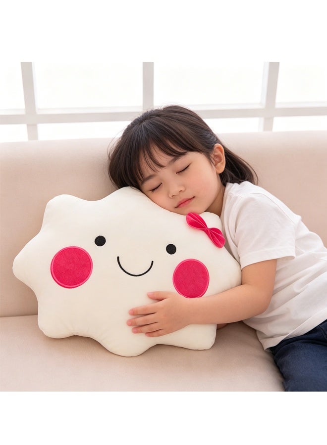 Cloud Shaped Plush Pillow, Cloud Shaped Plush Toys for Home Decoration, as Birthday Gifts for Children and Girls，35cm - Image 4