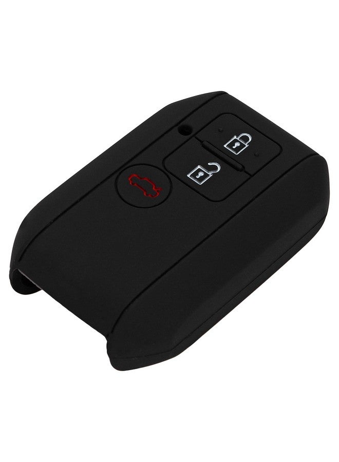 JVCV غطاء مفتاح سيارة JVCV® متوافق مع ماروتي سوزوكي دزير ونيو سويفت ونيو إرتيجا مفتاح ذكي - شريط رالي (أسود أحمر) - Image 4