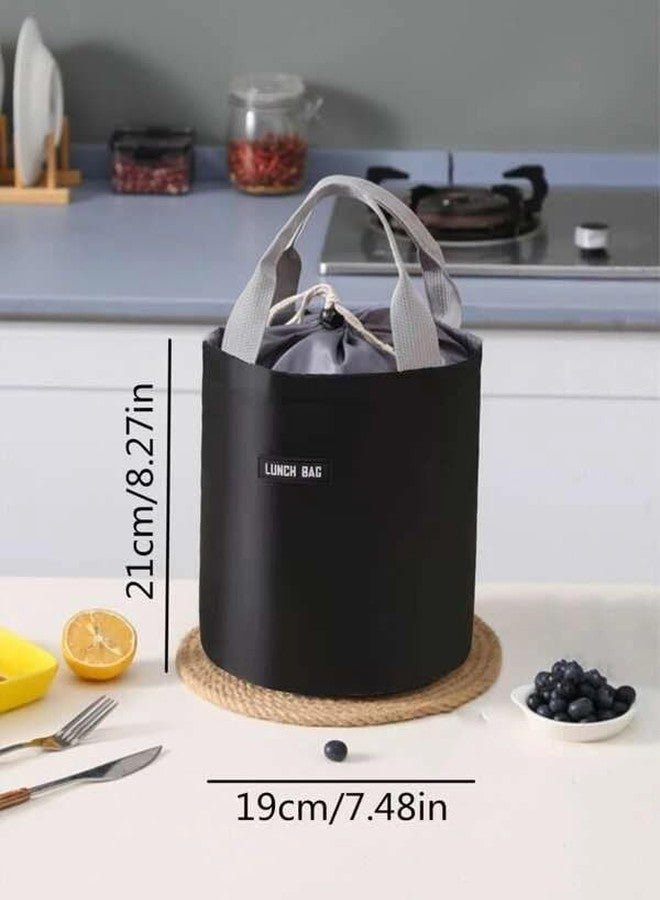 ZEELPETAL Round Insulated Lunch Bag | Office and School use Tiffin Cover for Hot and Cold Food | Travel and Picnic Use Kids Lunch Box Carry Bag | Thremal Insulated Round Tiffin Cover - Image 4
