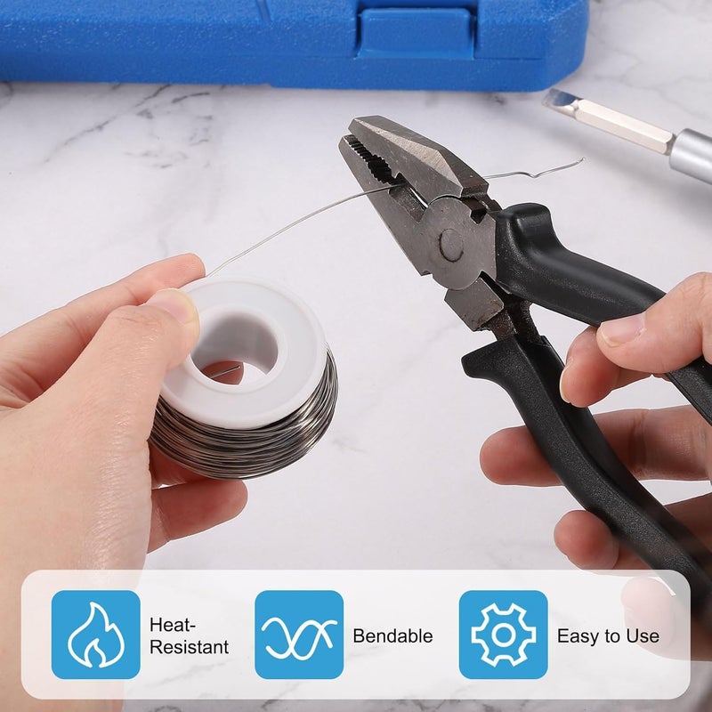 AEXIM 26 Gauge Heat Resistance Nichrome Wire Heating Coils for Foam Cutting 10 Meters - Image 4