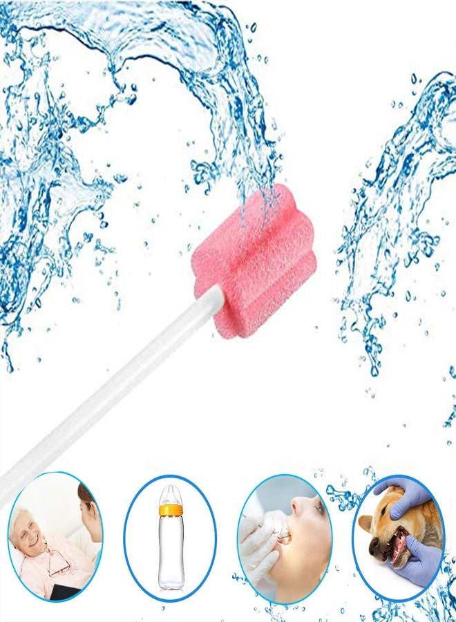 Wellgler's Disposable Oral Care Swabs, Sterile Sponge Mouth Swabs (100pcs, Pink) - Image 4