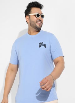 Instafab Plus Men's Pastel Blue Open Mind T-Shirt  - Image 1