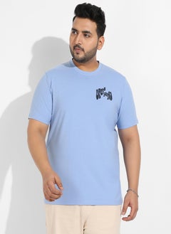 Instafab Plus Men's Pastel Blue Open Mind T-Shirt  - Image 2
