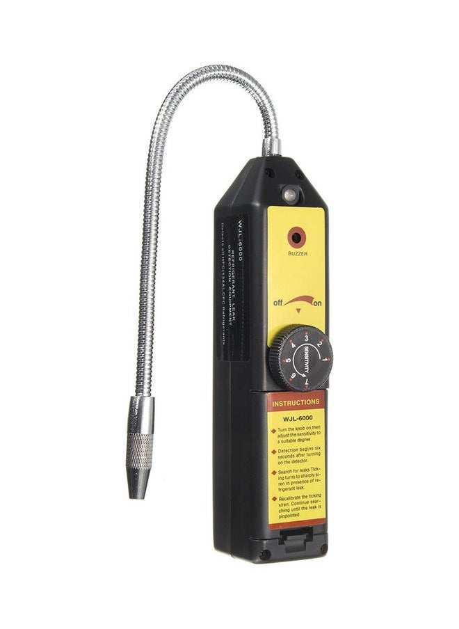 Generic Refrigerant Halogen Leak Detector for Home Portable Black/Yellow/Silver  - Image 1