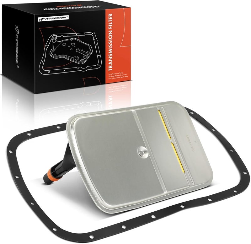 A-Premium Automatic Transmission Fluid Filter with Pan Gasket for BMW and Cadillac Models - Image 1