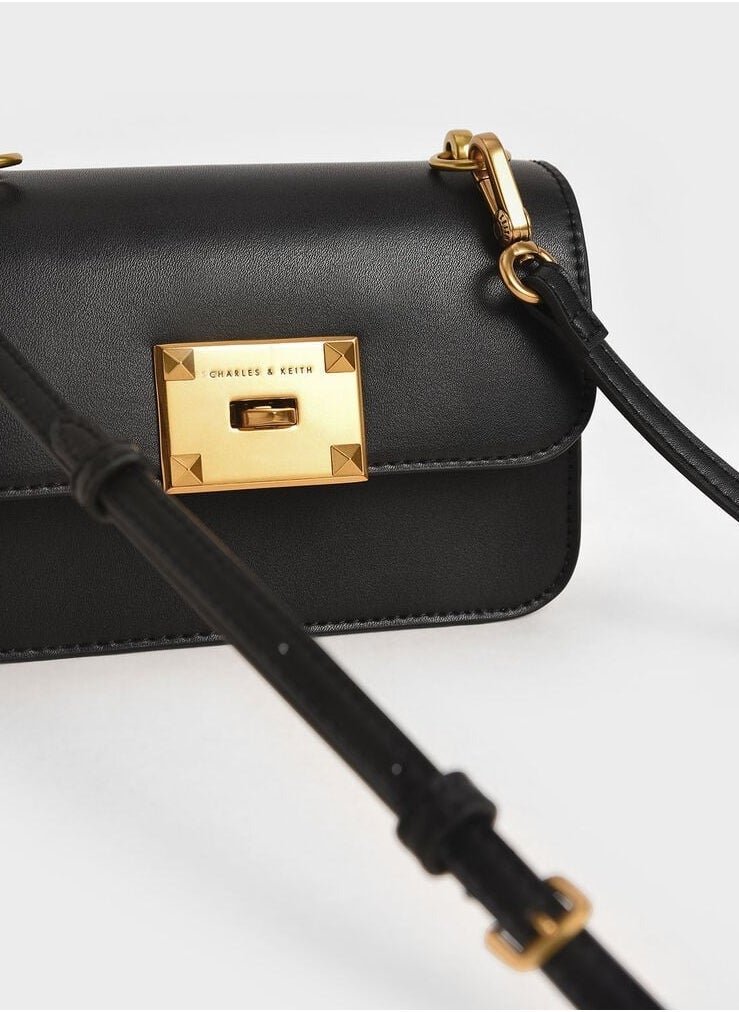 Charles & Keith Charles & Keith Compilation Tote Bag Crossbody Flap  - Image 3